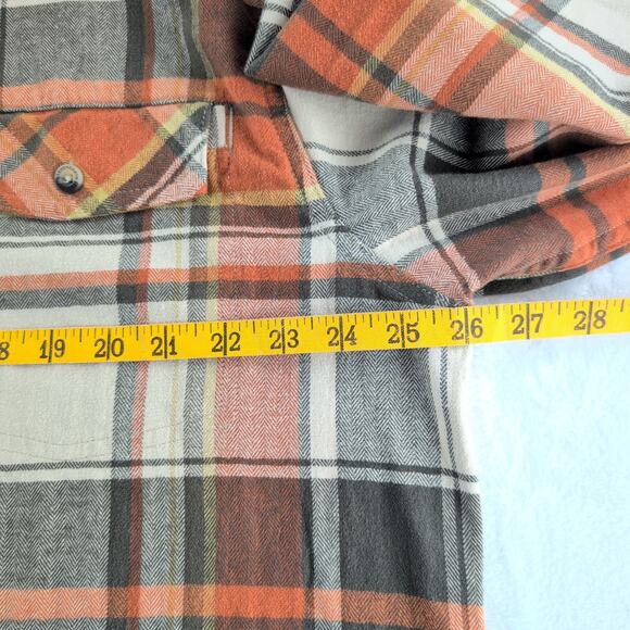 Legendary Whitetails Men's Casual Plaid Shirt - Rust, Black, Ivory - Picture 5 of 8